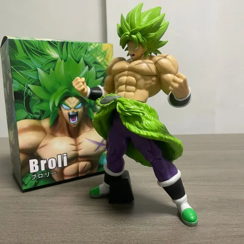 Dragon Ball Anime Figure Broli Super Saiyan Model Toys Statue Figurine Collection Desktop Ornament Action Figures Children Gifts