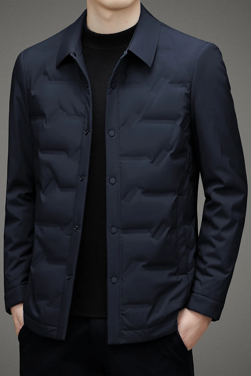 2024 nova chegada jaqueta de inverno 90% pato branco para baixo jaquetas homens, moda masculina engrossar quente parkas casaco de alta qualidade masculino