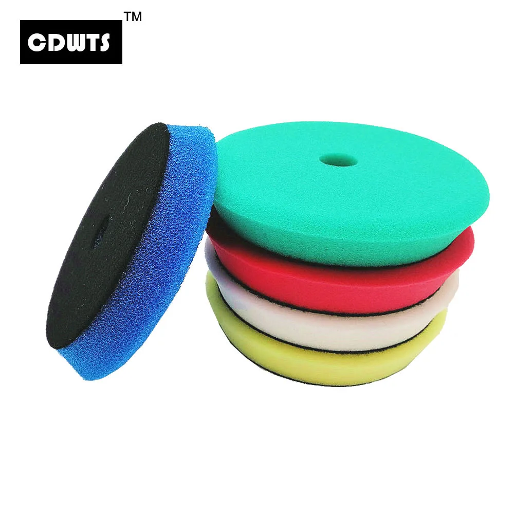 CDWTS Wholesale 5inch  Car Sponge Polishing Pads &Buffing Pads For DA/RO/GA 5