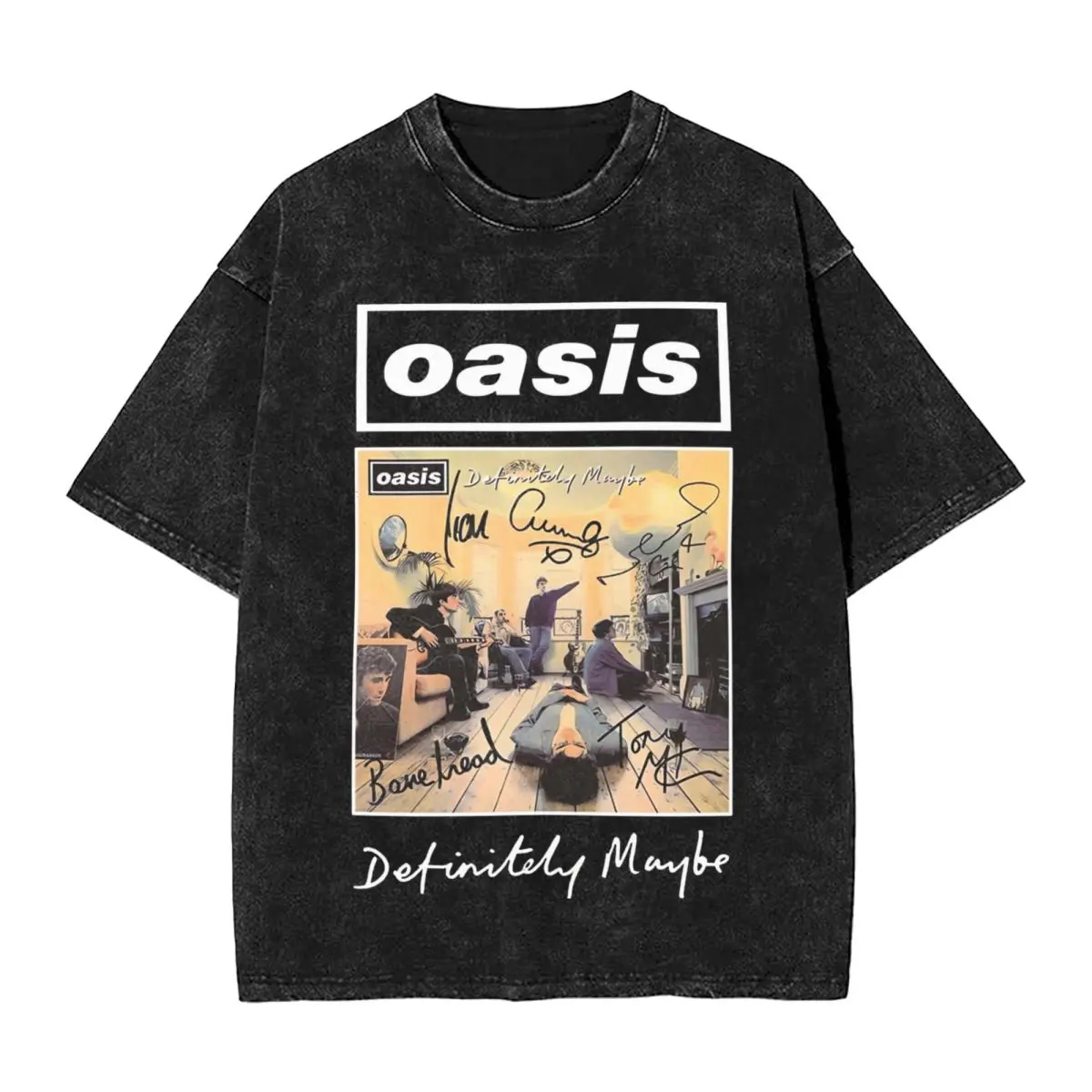 

Definitely Maybe Rock Band O-Oasis T-Shirt Summer Streetwear T-Shirts 2024 Casual Hippie Tshirt Men Short Sleeve Pattern Clothes