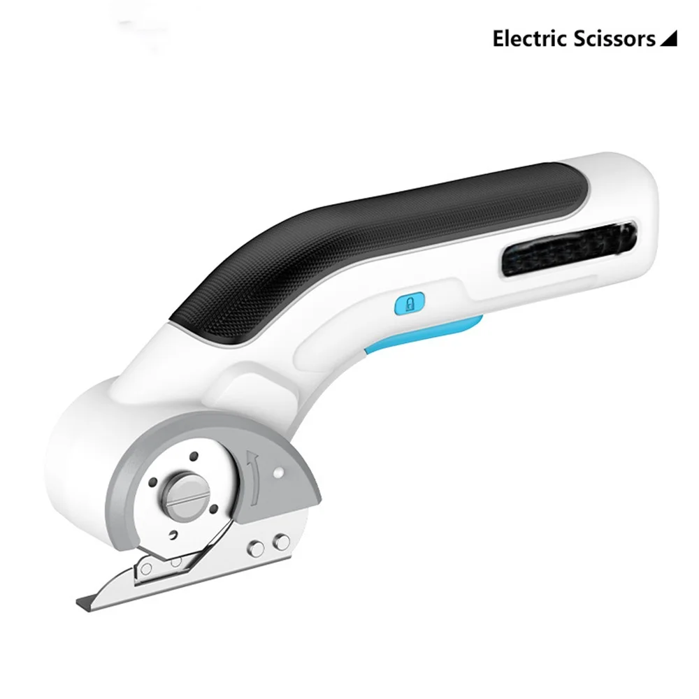 

Cordless Electric Scissors, 2000mAh Battery, 3.7V Rechargeable Cardboard Cutter, Box Cutter for Fabric Carton Plastic Leather
