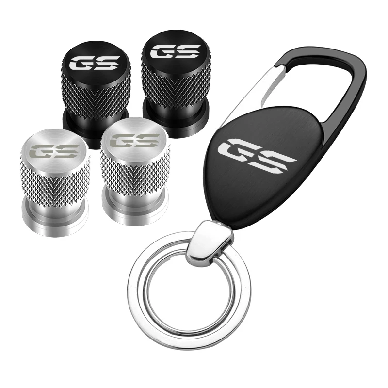 High Quality Metal Key Ring & Tire Valve Caps For BMW R1150GS R1250GS F850GS F750GS F700GS F800GS F650GS G650GS C650GS R1200GS