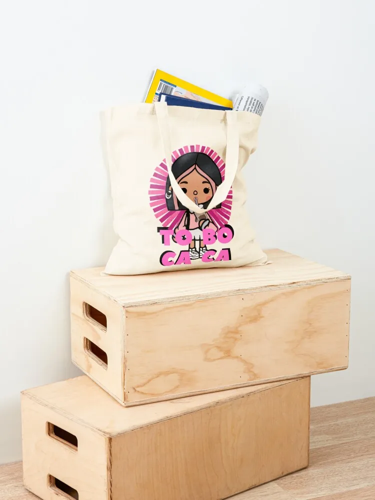 Toca Boca Tote Bag hand bag shopping trolley bag Handbags women tote bags cloth bags