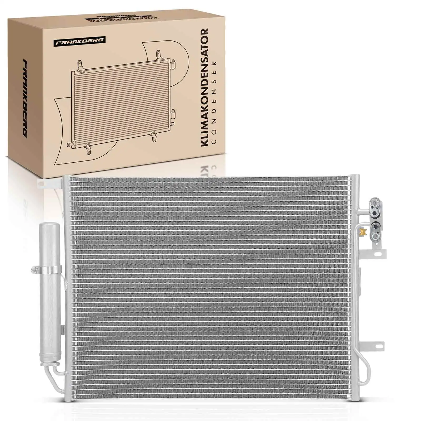 Frankberg 1x klimaatcondensator voor Land Rover Range Rover III L322 3.6L 2006-2012 940481 JRB500260 JRB500190 LR097939