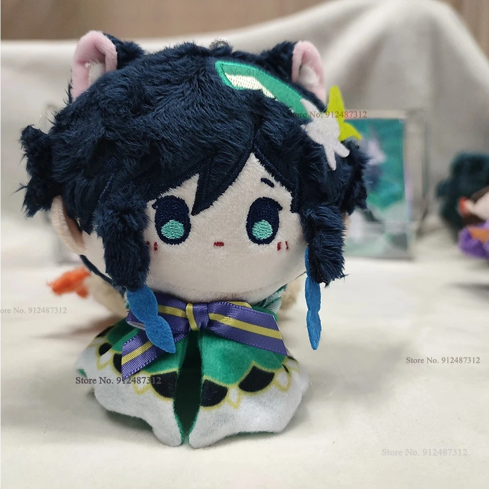 12cm Game Impact Plush Venti Xiao Arataki Itto Tartaglia HuTao Kazuha Albedo Raiden Shogun Dolls Pendants Keychains For Gift