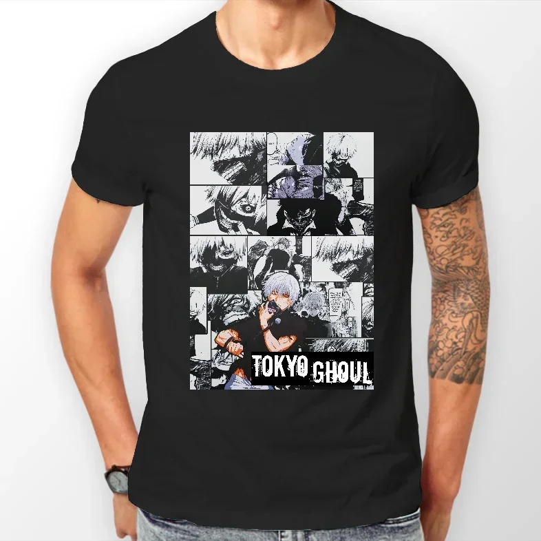 Tokyo Ghoul Ken Kaneki Manga Strip Anime Unisex Tshirt T-Shirt Tee ALL SIZES