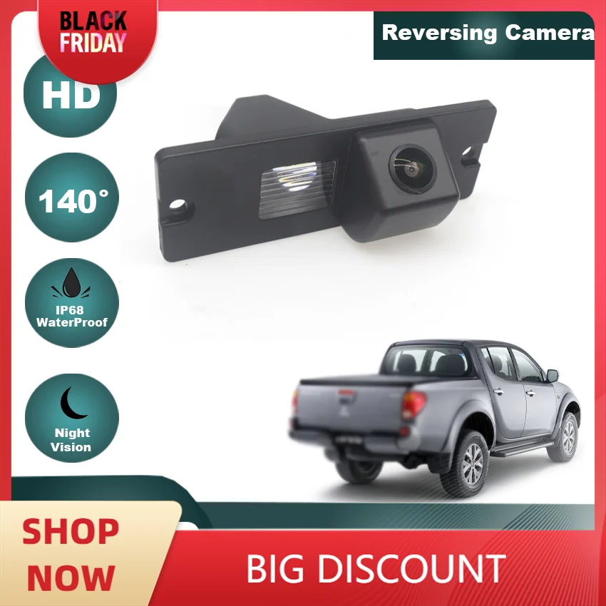 140 Degrees Rear View Camera For Mitsubishi Pajero 4 2006~2010 2011 2012 2013 2014 2015 2016 2017 Night Vision Waterproof