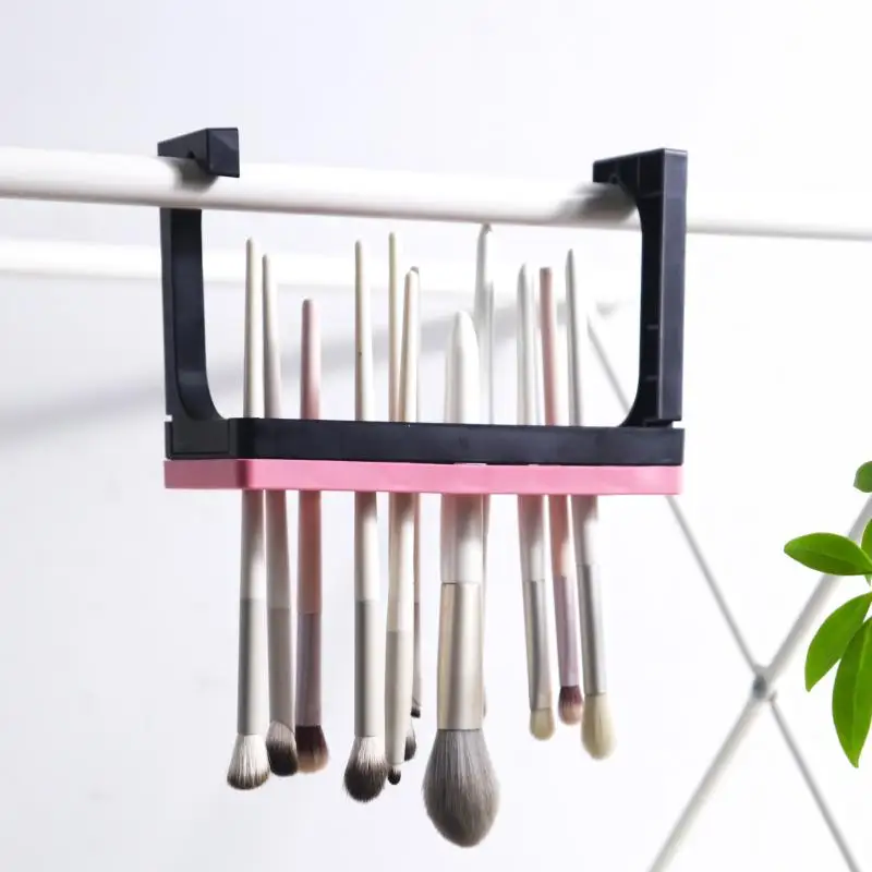 Siliconen make-upborstelhouder Droogstandaard Make-upset Opbergdoos Nagelpen en schilderborstelorganizer Geschikt voor alle handvatten