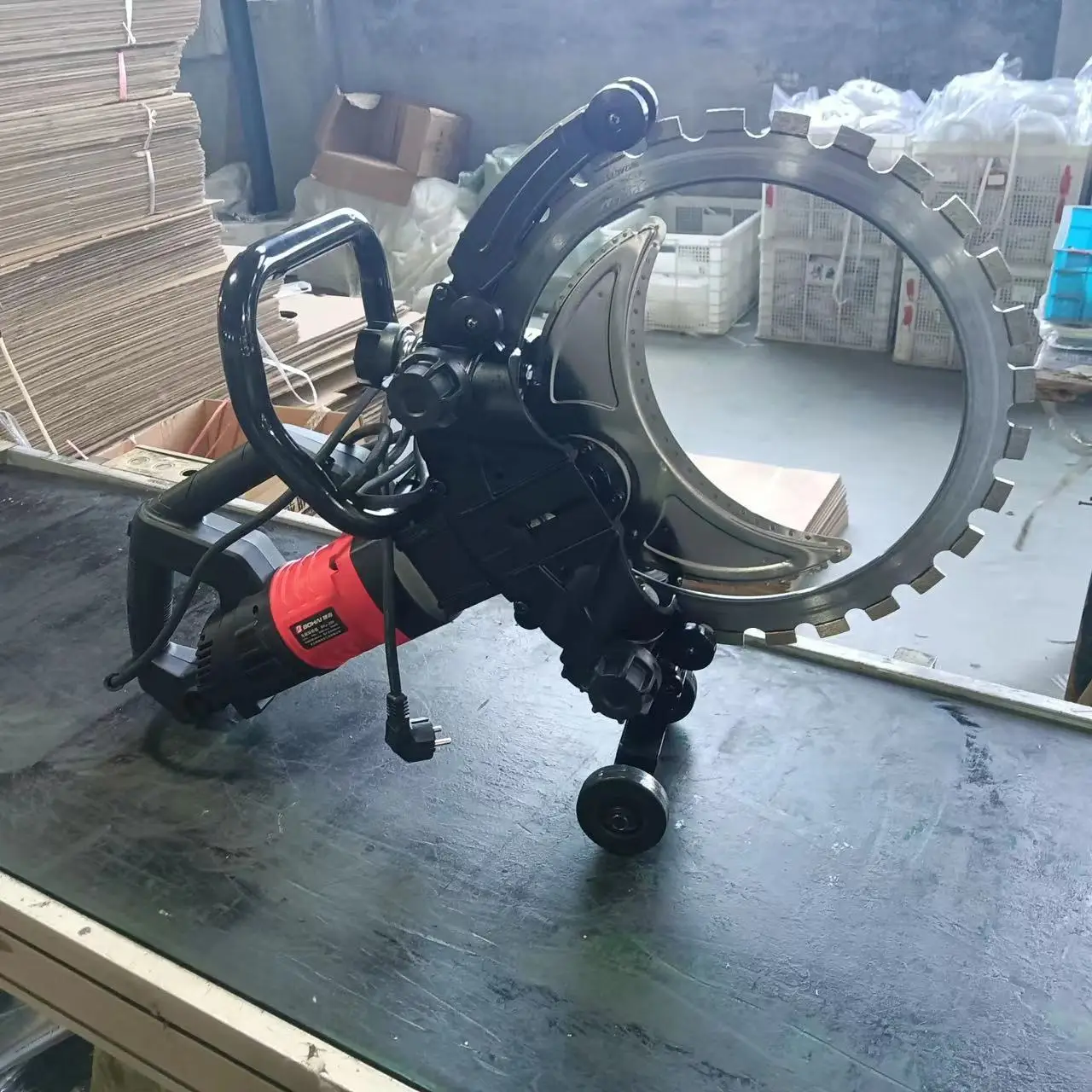 Hot Sale Household Concrete Cutter Portable Electric Cement Brick Wall Cutting Saw Machine Brushless Concrete Ring Saw