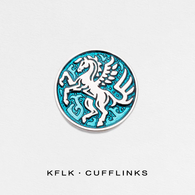 

KFLK Fashion Winged Horse Brooch Pins Exquisite Brand Brooches For Mens Costumes Badge Brooch Animal Wholesale New Arrival