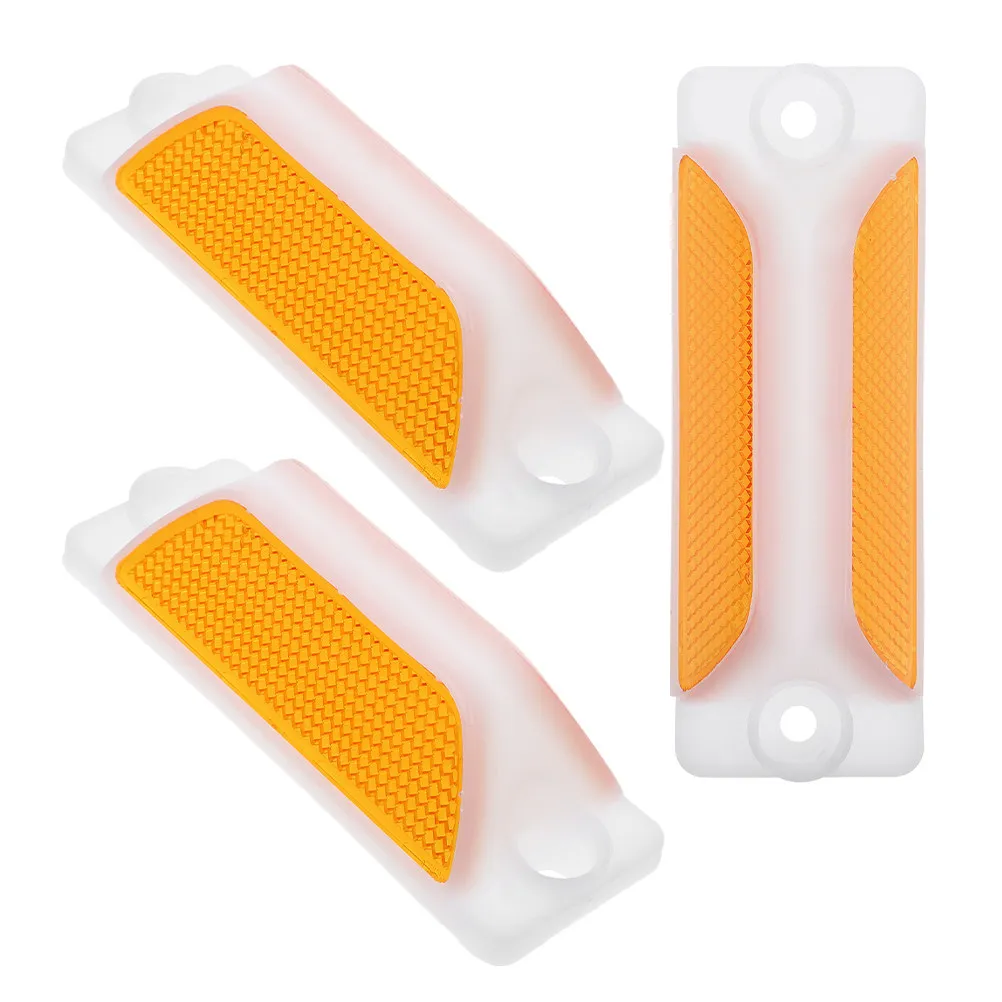 3Pcs Driveway Reflectors Reflective Road Marker Emergency Replacement Heavy Duty Pavement Marker Traffic Safety Lane Mark