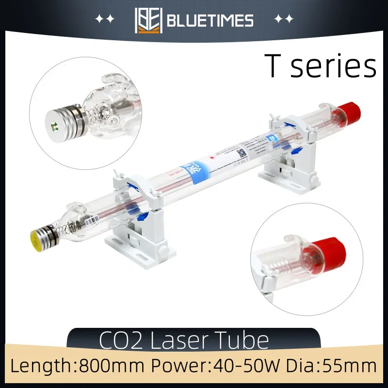 

Bluetime Yong Li 40-50W High Power CO2 Laser Tube CO2 Nachhaltige Laserrohre for Diy Engraving Cutting Machine Factory Supply