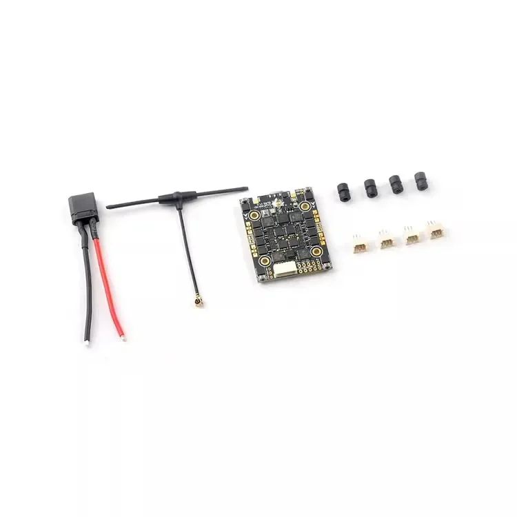 HappyModel وحدة تحكم طيران لطائرة بدون طيار FPV مسننة ، 3in 1 ELRS AIO ، مدمجة 20A ESC UART G ELRS RX 2-4S 20X20mm ، CruxF405HD