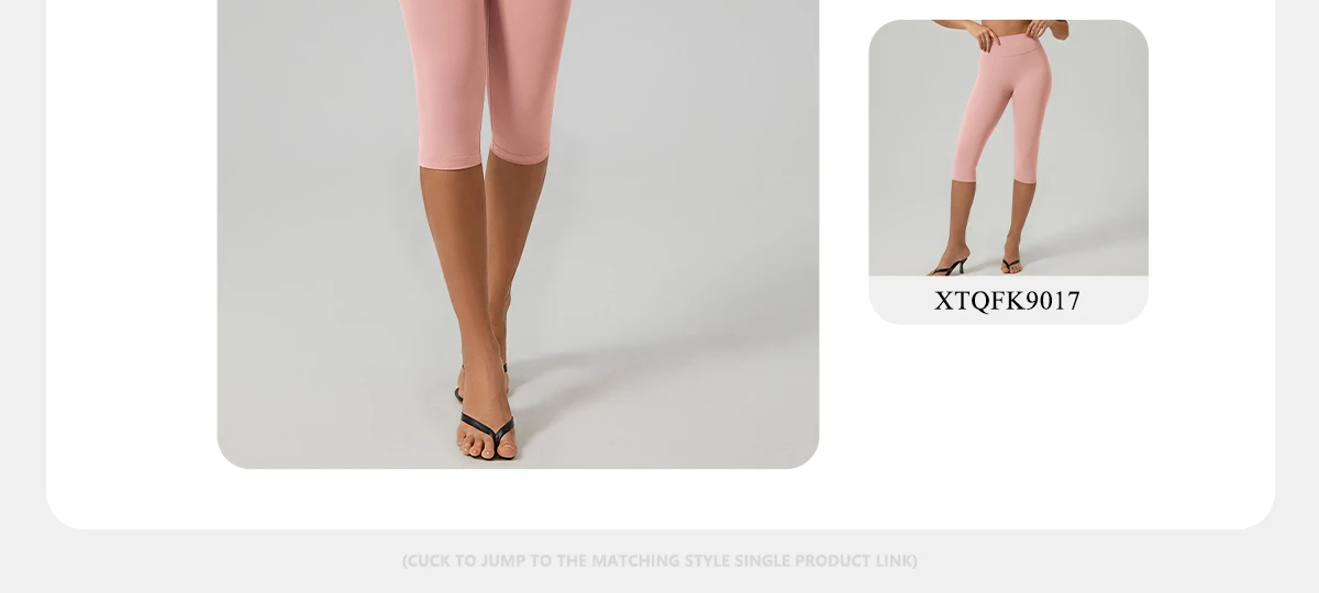 Ctenkevet Damen-Sommer-Sportset, 2-teilig, ärmellos, Sport-BH, Capri-Leggings, 3/4, zweiteiliger Fitness-Yoga-Laufanzug, Outdoor, weiblich – Detail 5