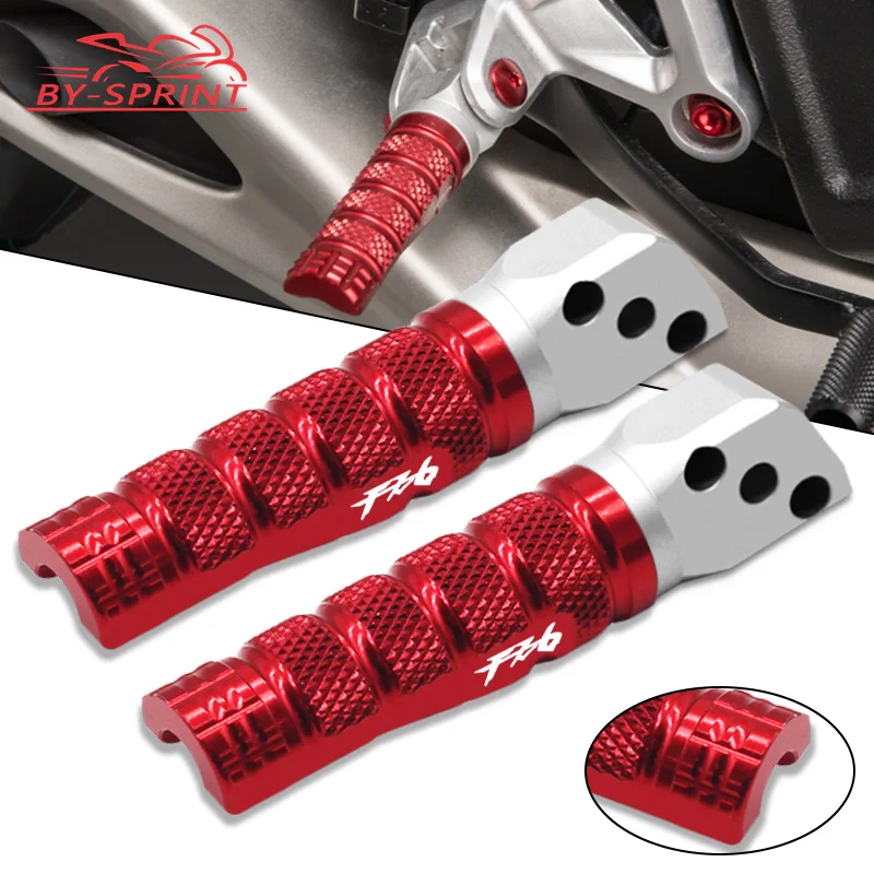 

Motorcycle Accessories For FZ6 FAZER fz6 2011-2013 2012 CNC Aluminum Rear Passenger Foot Peg Footrests Footpeg Pedal