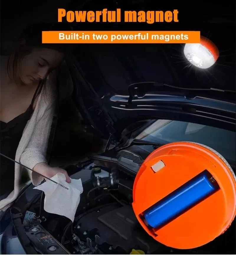 Luz de baliza de emergencia para coche, luz de advertencia intermitente estroboscópica automática de inducción magnética