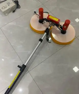 12FT 18FT 24FT فرشاة تنظيف الألواح الشمسية الكهروضوئية، مجموعة أدوات تنظيف الرأس المزدوجة للقطب المائي تلسكوبي