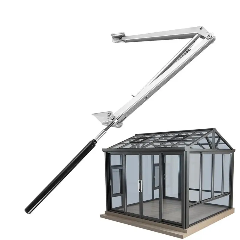 

Greenhouse Window Opener Automatic Galvanized Sheet Automatic Greenhouse Window Opener Gardening Tools Rustproof Portable Roof