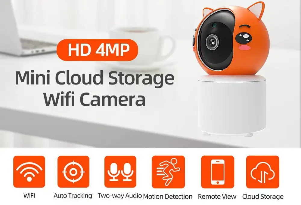 2MP 1080P Tuya APP telecomando Baby Monitor 2.4G e 5G Dual Band WIFI IP Camera Cloud Storage Intercom Baby Camera