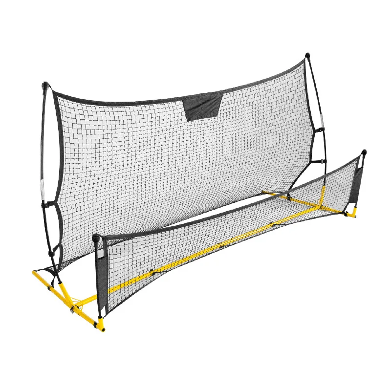 Wholesale High Quality 2 in 1 Football goal Ball Training Double Sided Rebound goal Aid Rebound Netpromote sales