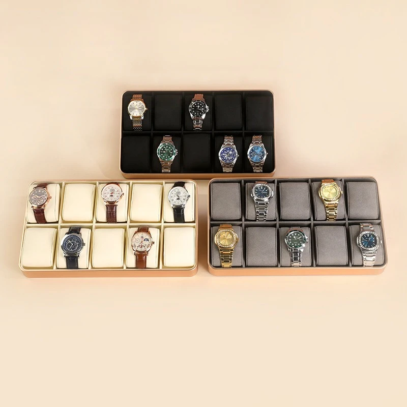 

High-end metal frame watch display tray, watch display prop counter, wristwatch display tray