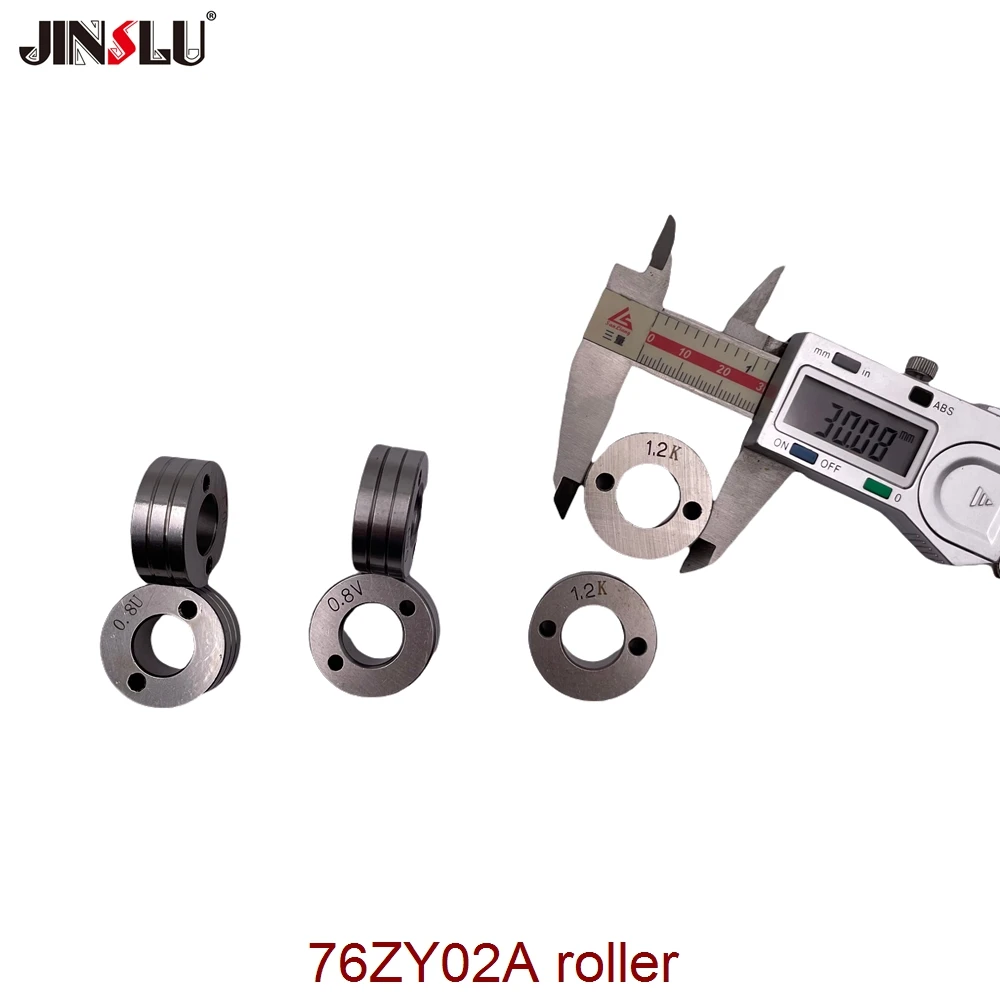 미그 와이어 피더 모터 피딩 기계용 V 그루브 롤러, 76ZY-02A, 1.0-1.2mm, 2PK