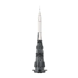 Gobricks MOC Soviet N1 Moon Rocket Model Building Blocks Space Station Shuttle Satellite 1:110 Model of the N1 Rocket Bricks Toy