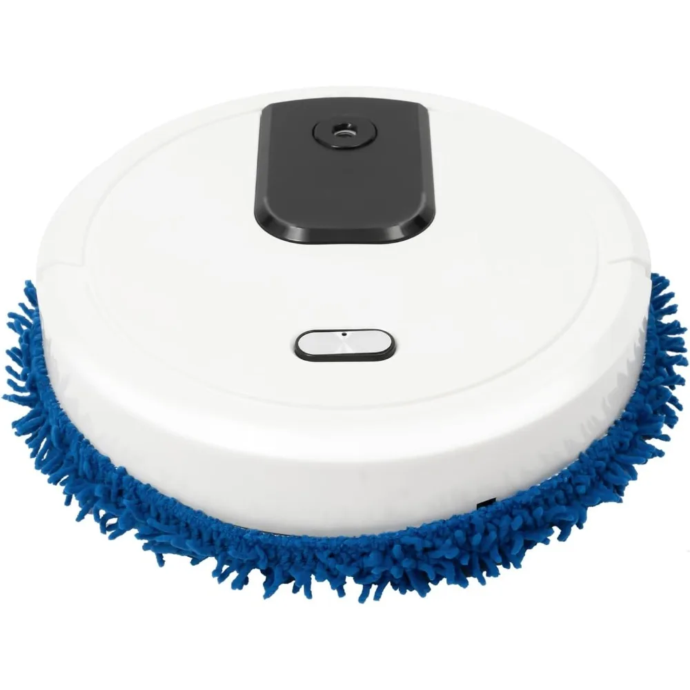 

Automatic Mopping Robot for Hard Floors – Spray & Scrub Floor Cleaner with 60min Runtime – USB Rechargeable, 360° Wipe