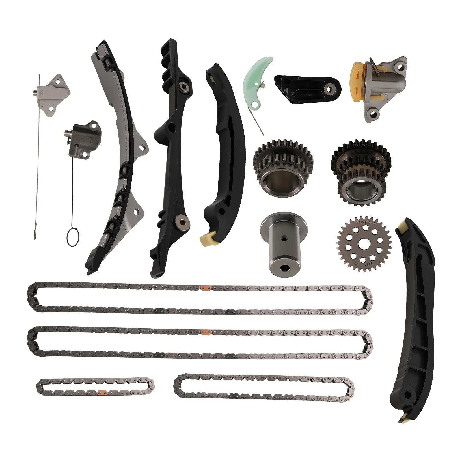 

Timing Chain Set for Jeep Models 3.6L V6 11-15 w/ Oil Pump Tensioner Sprocket 5184356AE 5184356AE 5047891AA