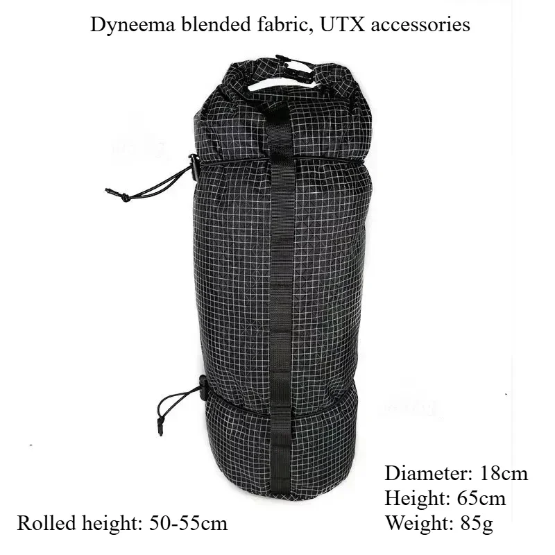 

UHMWPE Storage Bag Dyneema Blended Fabrics UTX Accessories Sundries Bag Outdoor Hiking Camping Equipment for Tent/Sleeping Bags