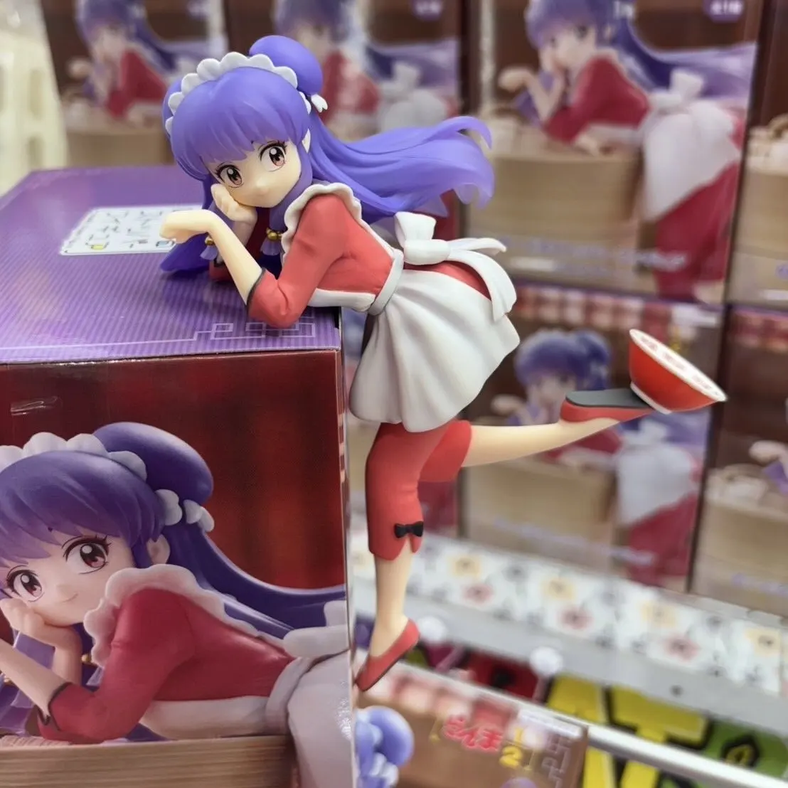 Furyu Ranma 1/2 Shampoo Noodle Stopper Anime Pvc Figure Model Original Decoration Collectible Figurine Toy Gift Toys view 5
