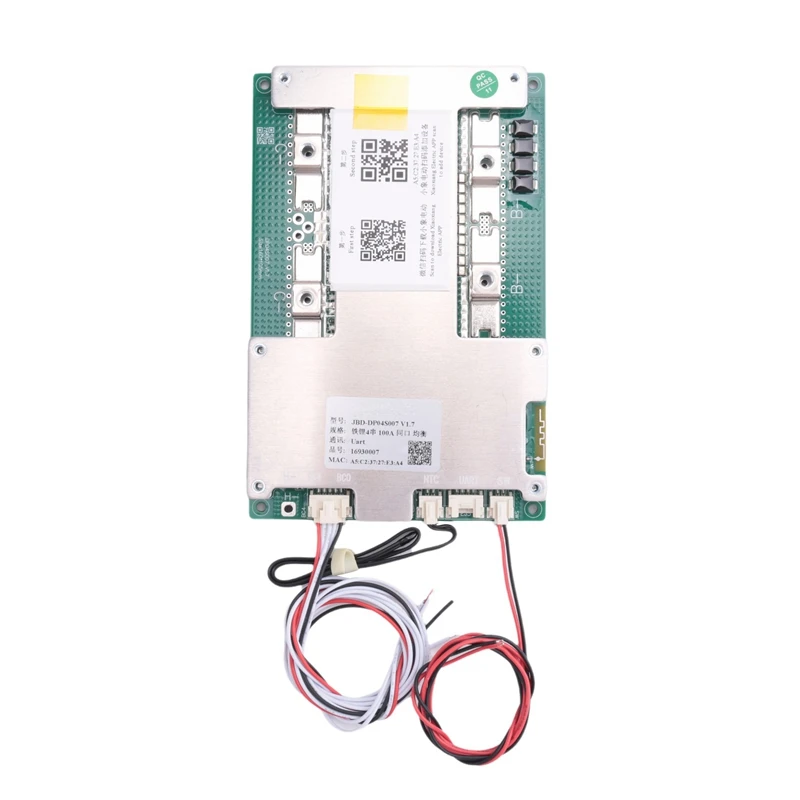 

BMS Smart 4S 12V 100A Car Starting Power Lithium Battery Protection Board Built-In BT UART