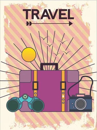 Metallschild im Vintage-Retro-Stil, Reise- und Abenteuer-Thema, klassisches Blechschild für die Tür