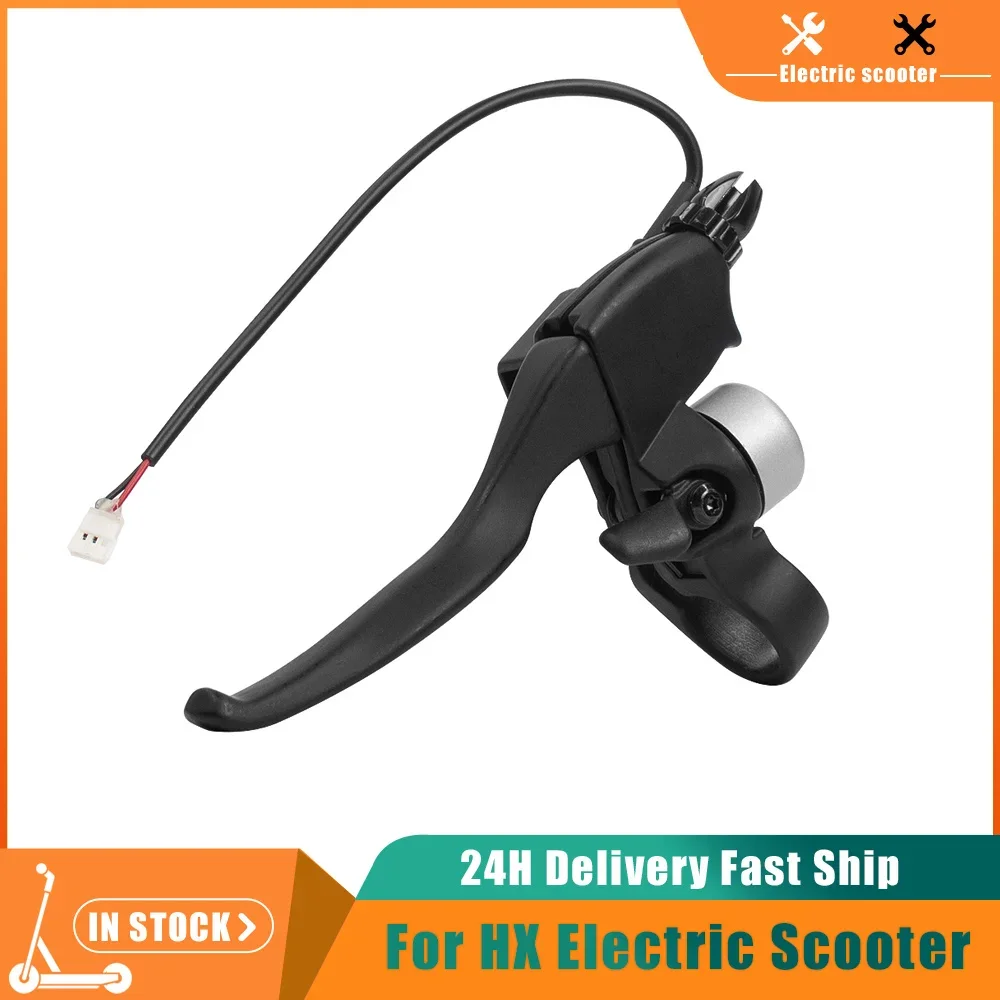

Тормозной рычаг ручки 2 в 1, с звуковым сигналом для HX X7 X8 Ninebot ES2, детали для электрического скутера, усиленные детали ручки в сборе, аксессуары
