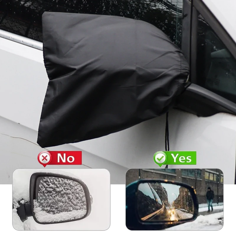 

Car Rearview Mirror Snowproof Cover 39*29cm Winter Car Accessories Waterproof Rainproof Protection Cover Side Mirror Frost Guard