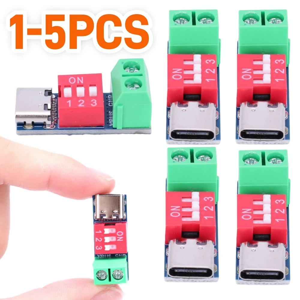 1-5X Type-C Pd Qc T…