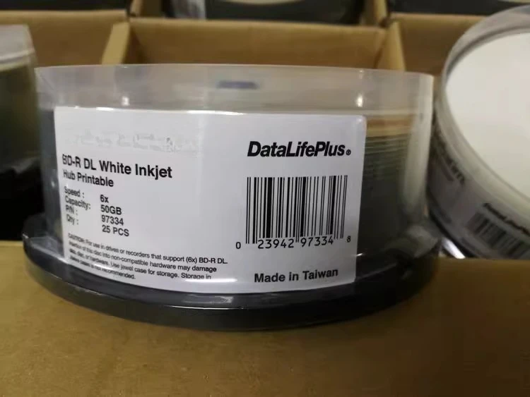 Single pack 50GB Blu ray disc, capable of printing BD-R DL Blu ray recording, bd50g large capacity