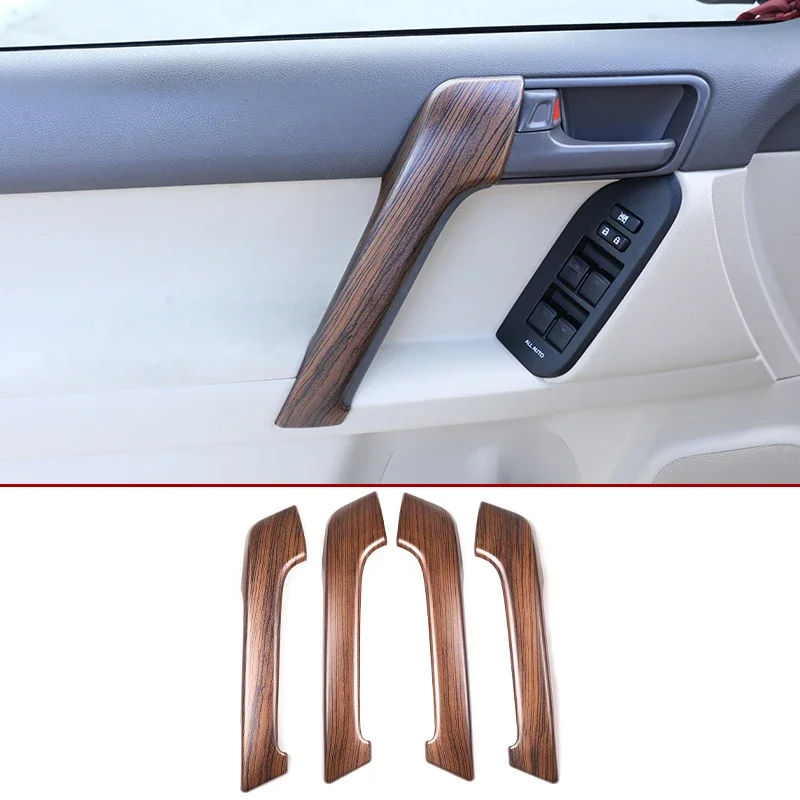 Pine Wood Grain For Toyota Land Cruiser Prado FJ150 150 2010-2019 Car Interior Decoration Trim Frame Stickers Car Accessories