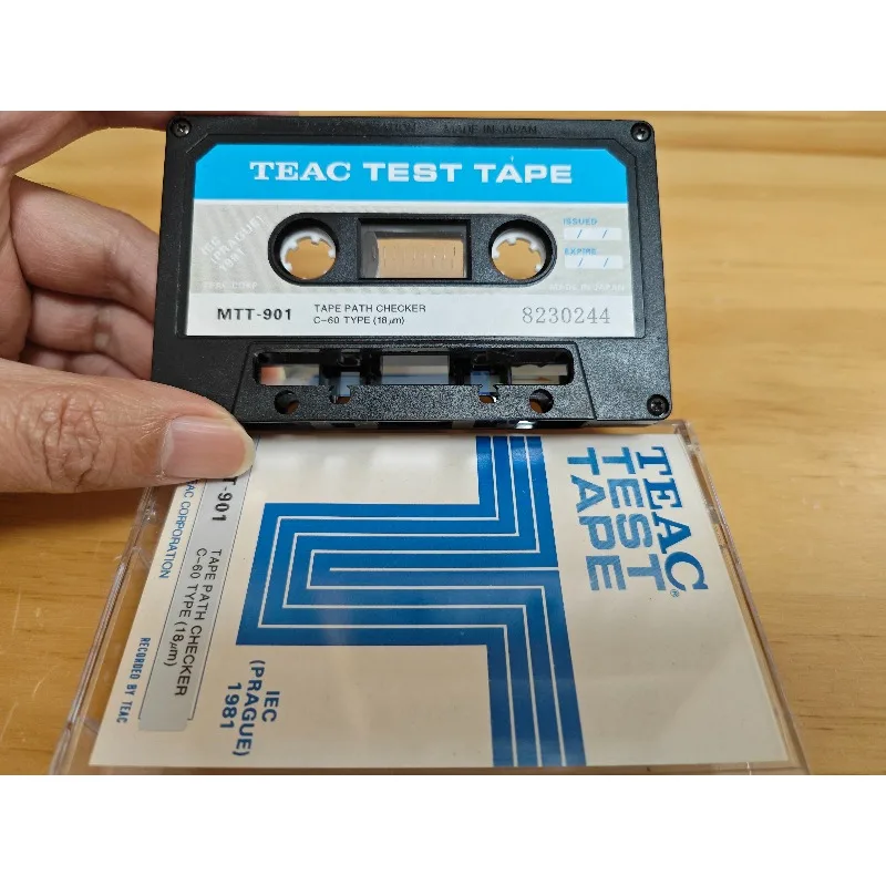 Nueva cinta de prueba de espejo TEAC importada japonesa MTT901 TCC901 calibración de reparación de casete de grabadora