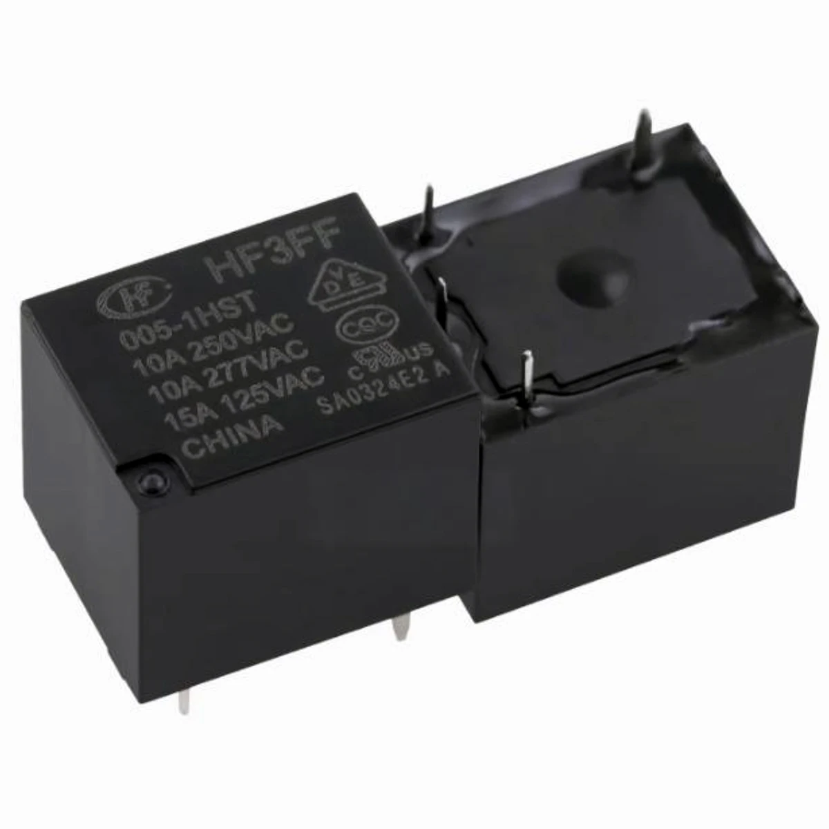 ROHS Original JQC-3FF HF3FF 5VDC 9VDC 12VDC 24VDC -1HS 005-1HST 012-1HST 024-1HST relé de potencia de 4 pines 10A 12A 15A 250 277 125 VAC