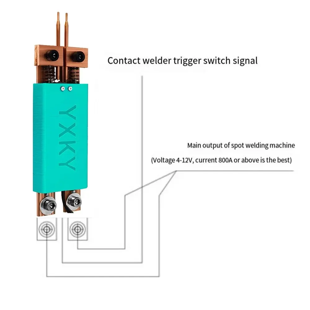 Mini Spot Welder Pen Hand-held Integrated with Automatic Trigger for 18650 Battery Precise Weld Tool Fast Heat Dissipation