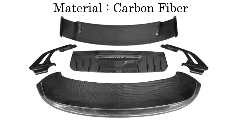 Half Carbon Fiber FRP Primer Spoiler For Porsche 911 992 Carrera 2019-2025 Rear Wing Trunk Lip Splitter GT3-Style Upgrade Refits