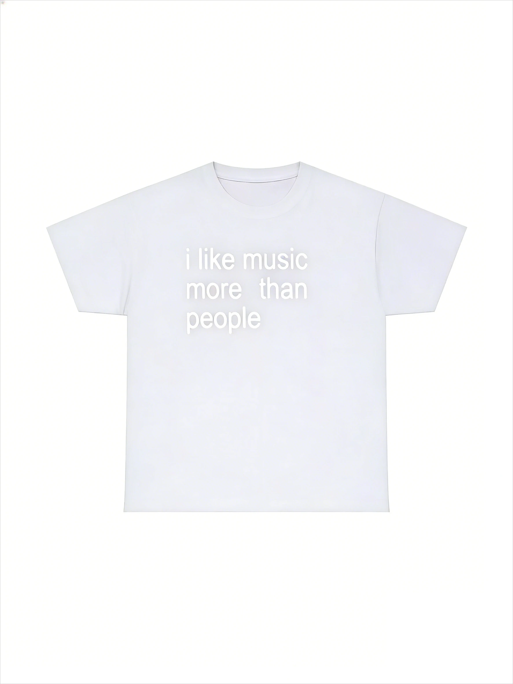 تي شيرت "أنا أحب الموسيقى أكثر من الناس" برسومات ساخرة مع ملاحظات موسيقية وموجات صوتية، تي شيرت أسود لمحبي الموسيقى المضحكة #2