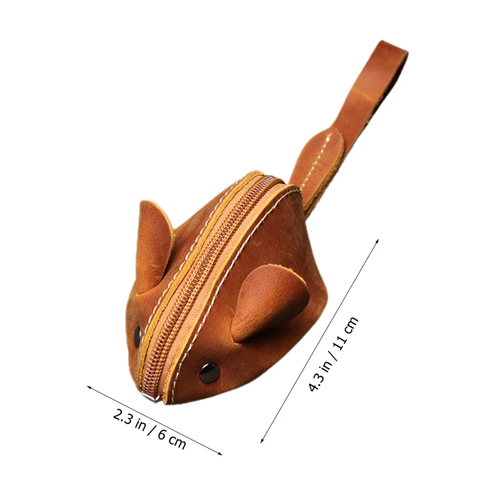 محفظة نقود معدنية بتصميم فأر كرتوني، حقيبة محفظة صغيرة خفيفة الوزن، حقيبة تغيير صغيرة لمحفظة صغيرة للسفر