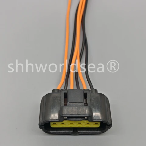 shhworldsea 1 шт. 6-контактный разъем 184060-1 для педали акселератора, соединитель жгута проводов автомобильного насоса для Ford Focus Hyundai