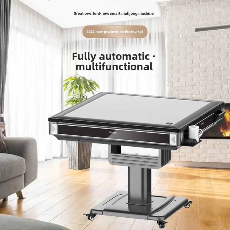 New mahjong machine automatic household folding dining table dual-purpose electric heating ultra-thin machine