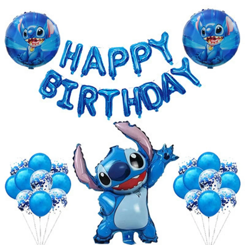 Disney Stitch Verjaardagsfeestje Decoraties Roze Engel Set Cartoon Servies Papieren Servetten Borden Kopjes Kinderen Gelukkige Verjaardag