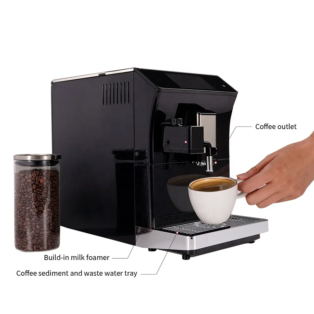 Super Fully Automatic Espresso Machine Cappuccino Coffee Maker For Home