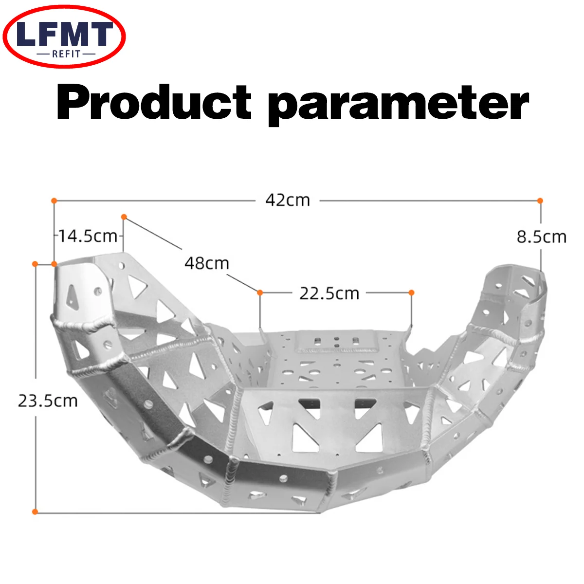 Dirt Bikes Aluminum Engine Protection Cover Chassis Guard Skid Plate Frame Protector For KTM 250EXC 300EXC EXC 250 300 2020-2024