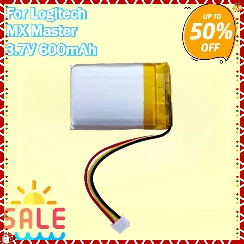

New 600mAh 910-004374 533-000120 533-000121 Mouse Battery for Logitech MX Master 2 3 2s MX Anywhere 2 2S MX ERGO M-RO052 M905